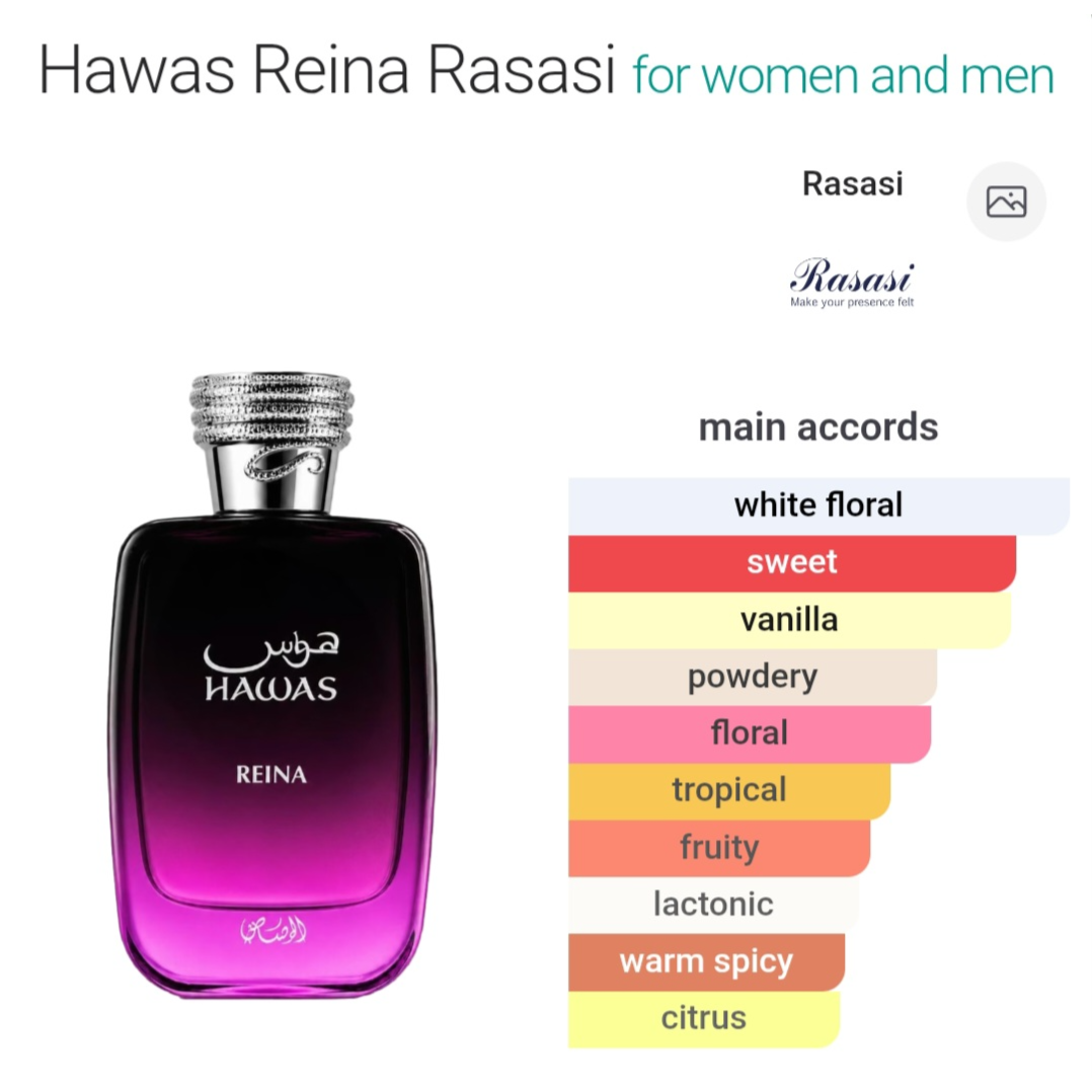 HAWAS REINA 100ML 3.4OZ